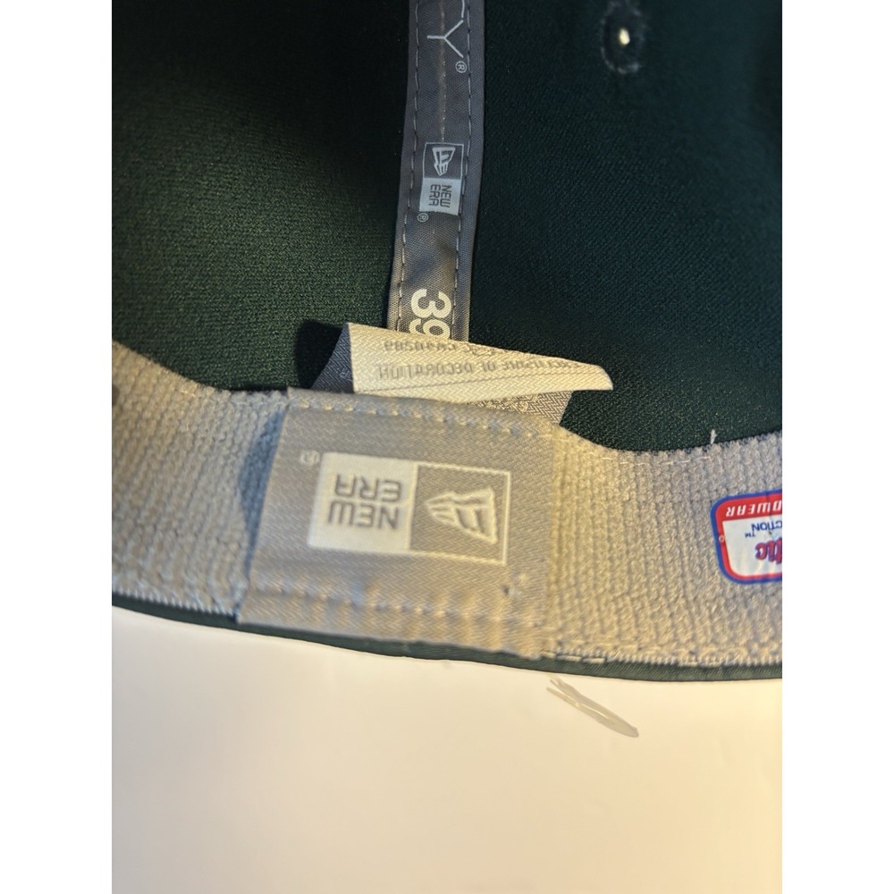 OAKLAND ATHLETICS A'S MLB BASEBALL 2018 AZ NEW ERA‎ 39THirty HAT  Med/Lar NWOT - Picture 7 of 9